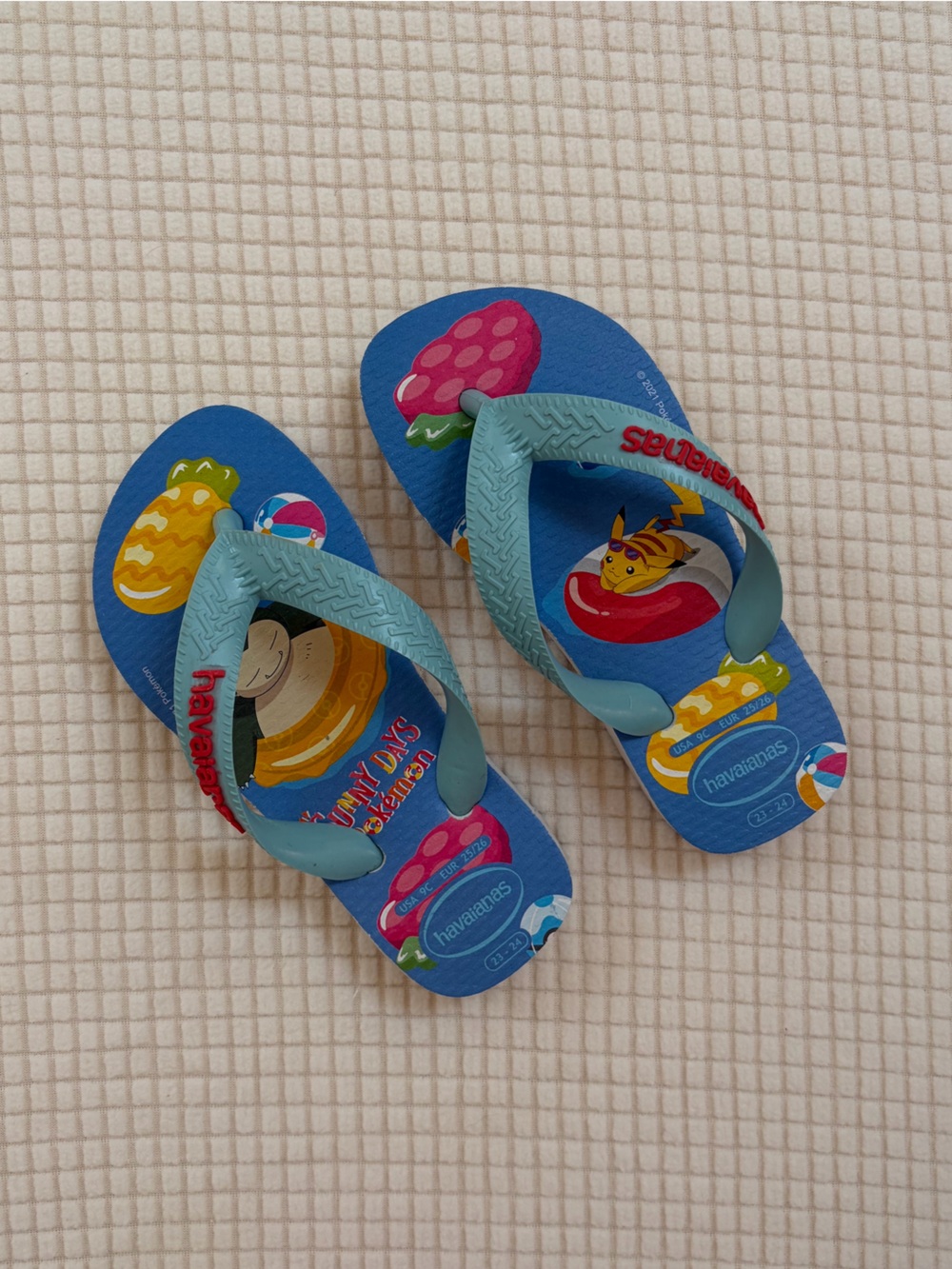 Top Pokémon Sunny Days Unisex Kids Havainas Flip Flops